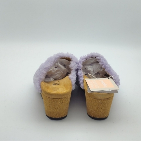 NWT BIRKENSTOCK NAMIKA TEDDY WEDGE IN LILAC EU 38 $170 - Picture 5 of 13